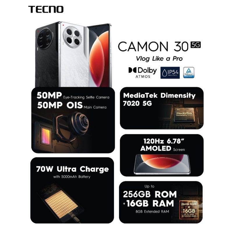 TECNO CAMON 30 Pro 5G PTA Tax in Pakistan — Official Verified 2026